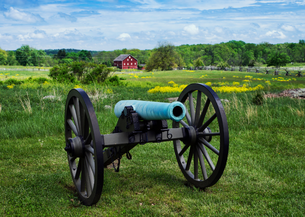 Now: Gettysburg, Pennsylvania